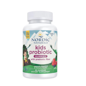 Gut Health: Nordic Naturals | Kids Probiotic Gummies with Prebiotic Fiber
