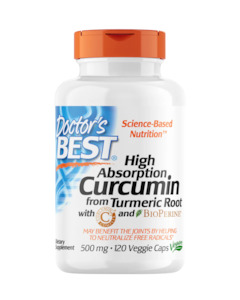 Doctor's Best | High Absorption Curcumin with BioPerine 500mg