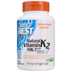 Doctors Best: Doctor's Best | Natural Vitamin K2 - MenaQ7
