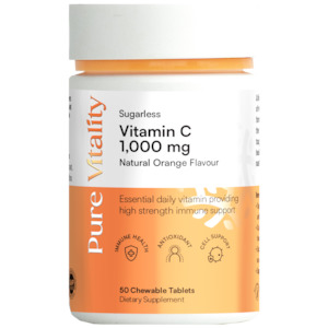 Pure Vitality: Pure Vitality | Sugarless Vitamin C 1000mg