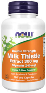 Now: NOW | Milk Thistle Extract Double Strength 300mg
