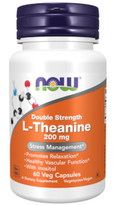 NOW | L-Theanine Double Strength 200mg