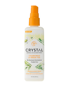 Crystal Essence Body Deodorant - Chamomile & Green Tea