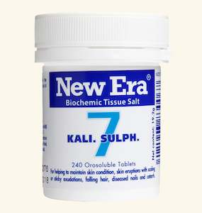 New Era: New Era | No 7 Kali Sulph Mineral Cell Salt