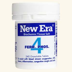 New Era: New Era | No 4 Ferr. Phos Mineral Cell Salt