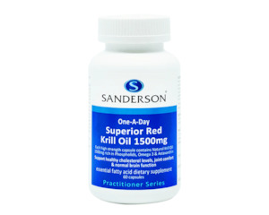 Sanderson Superior Red Krill Oil 1500mg