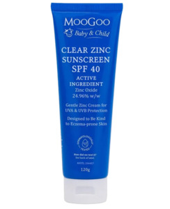 Grocery: MooGoo | Baby Clear Zinc Sunscreen SPF 40