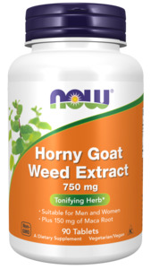 NOW | Horny Goat Weed Extract 750mg