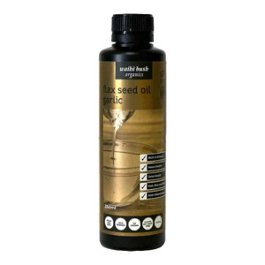 Grocery: Waihi Bush | Flax Seed Oil Garlic