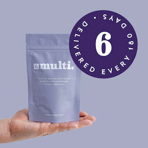 Vitamins & Supplements: 6 x multi delivered every 180 days.