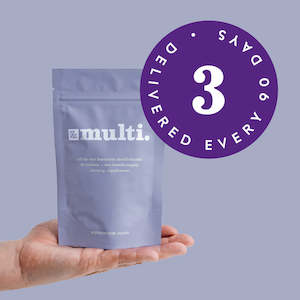 Vitamins & Supplements: 3 x multi delivered every 90 days.