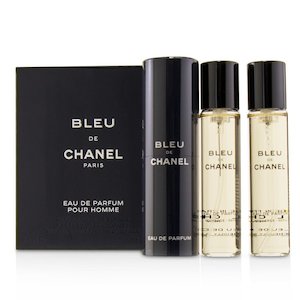 Cologne For Men: Bleu de CHANEL Parfum Twist & Spray Set