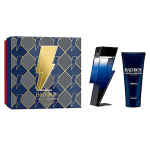 New Arrivals Mens Fragrances: Carolina Herrera Bad Boy Cobalt EDP & Shower Gel Gift Set