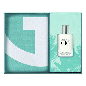 Giorgio Armani Acqua Di Gio EDT Set with Beach Towel for Men