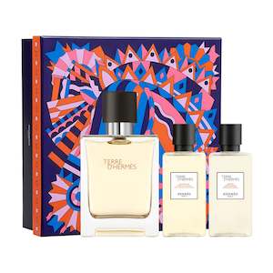 Hermes: Hermes Terre D'Hermes EDT Aftershave Lotion & Shower Gel Set for Men