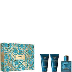 Versace Eros EDP Aftershave Balm & Shower Gel Set for Men