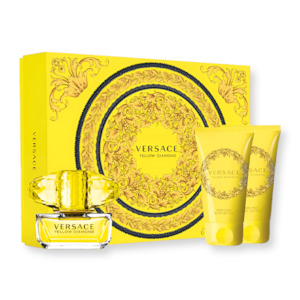Versace Yellow Diamond Trio Collection Set