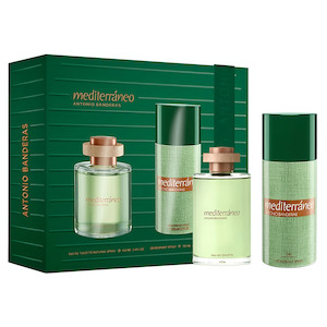 Antonio Banderas Mediterraneo EDT Deodorant Spray Set for Men