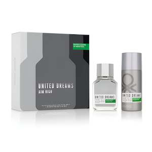 Deodorants For Men: Benetton United Dreams Aim High EDT Deodorant Set for Men