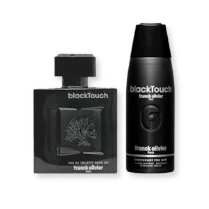 Deodorants For Men: Franck Olivier Black Touch Fragrance & Deodorant Duo Set