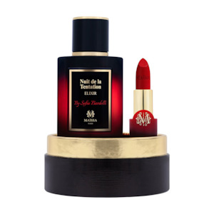 Maissa Nuit De La Tentation Elixir EDP Lipstick Set for Women