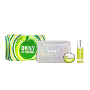 Dkny: Donna Karan Be Delicious EDP Set with Body Mist and Pouch for Women