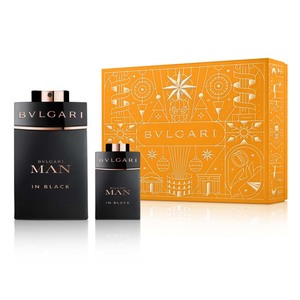 New Arrivals Mens Fragrances: BVLGARI Man In Black EDP For Men Gift Set