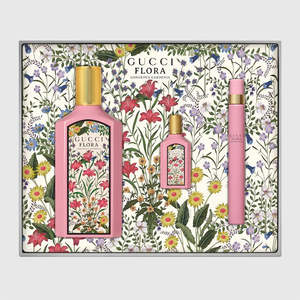 Gift Sets Over 300: Gucci Flora Gorgeous Gardenia EDP For Women Gift Set