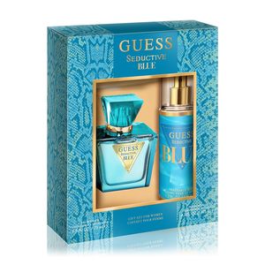 Guess Seductive Blue EDT & Fragrance Mist Gift Set For Women