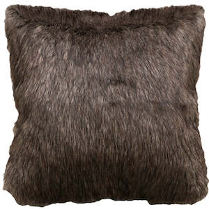 Heirloom Cushions: Luxury Imitation Fur Cushion - Husky