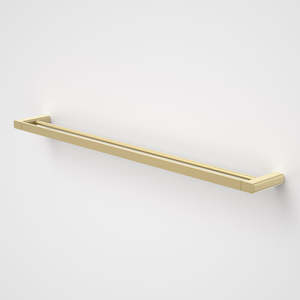 Caroma Luna 930mm Double Towel Rail Brushed Brass