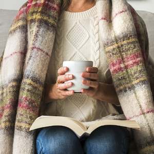 Mothers Day Gifts: Luxury Mohair Throw - Hawea Heather