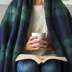 Mothers Day Gifts: Luxury Mohair Throw - Treble Cone