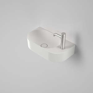 Basins And Baths: Liano II Hand Wall Basin - Matte White