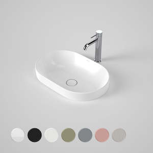 Liano II 530mm Pill Inset Basin - Gloss White