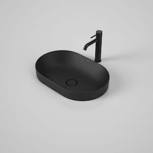 Liano II 530mm Pill Inset Basin - Black