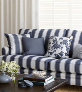 James Dunlop Fabrics: Perennial Stripe Fabric - James Dunlop