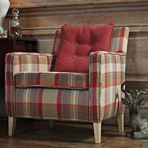 James Dunlop Fabrics: Lanark Tartan Fabric - James Dunlop