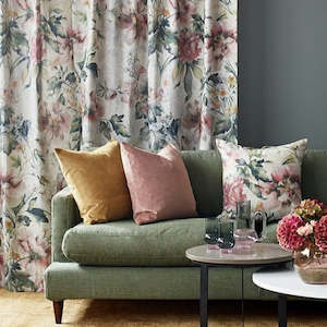 Leila Linen Fabric - James Dunlop
