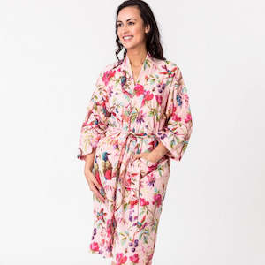 Paradise Rose Kimono Robe