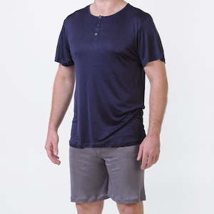 Mens Silk Pyjama Shorts - 2 colours