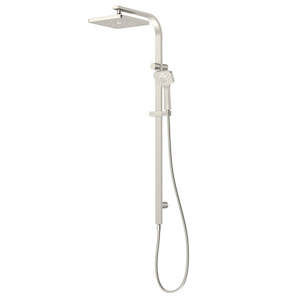 Methven Waipori MK2 Satinjet Rail Shower With Overhead - Brushed Nickel