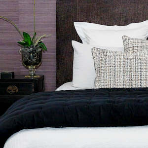 Pin Velvet Coverlet from Seneca