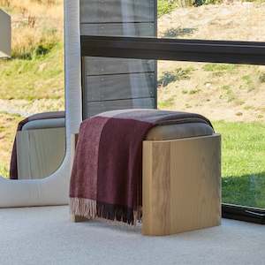 Brookside Beetroot Wool Throw