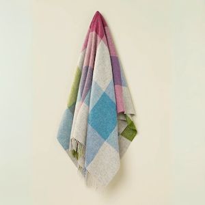 Harland Heather New Zealand Wool Throw