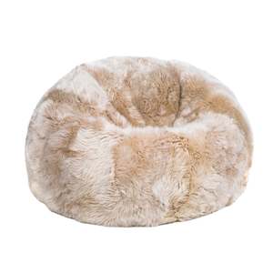 New Zealand Long Wool Sheepskin Bean Bag - Nappa