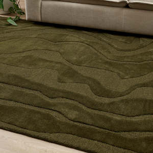 Rugs: Mira Olive Floor Rug
