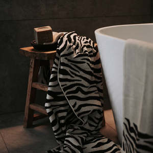 Luxury Towels: Zebra Jacquard Towels