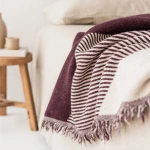Blankets And Throws: NZ Wool Geometric Blanket