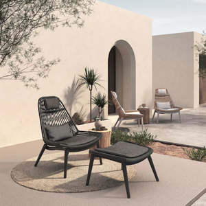 Luxury: Como Outdoor Chair and Stool